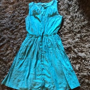 Antonio Melani blue dress with pleats